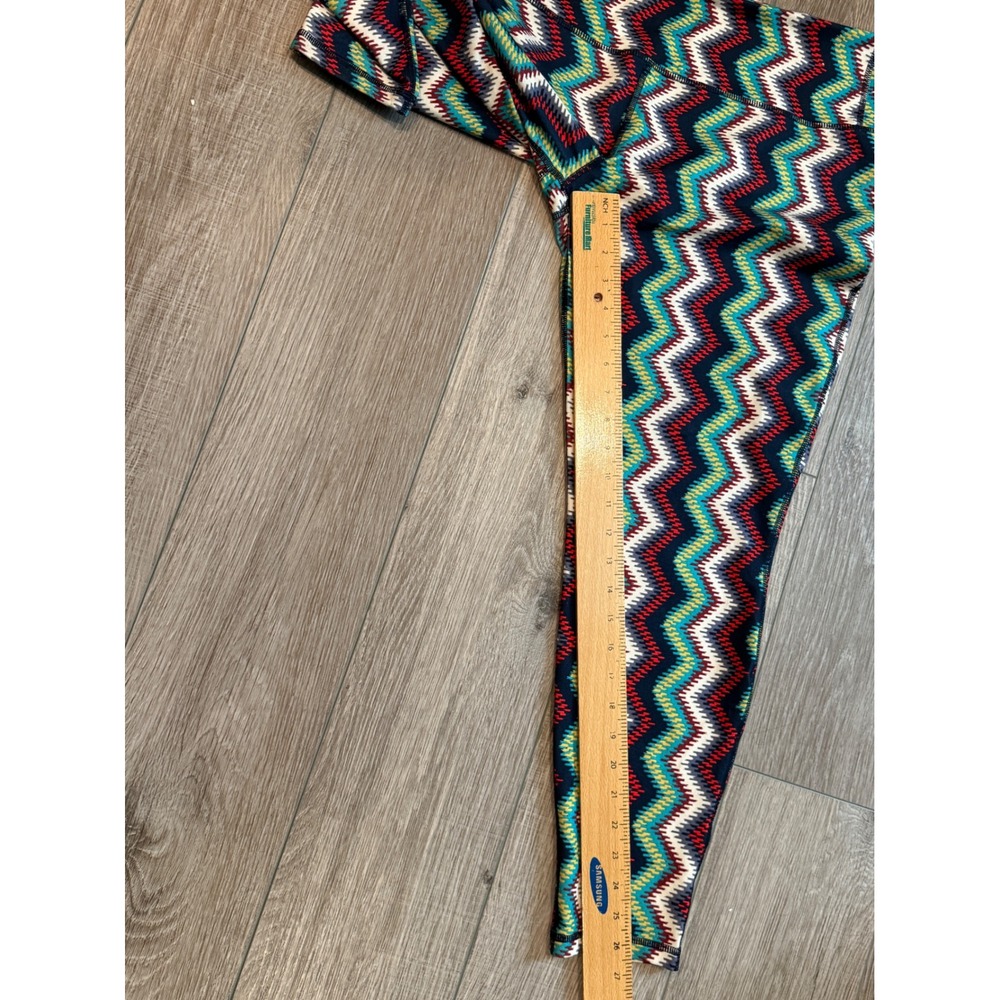 Patagonia Women XL Zigzag Chevron Print Active Leggings Multi Color STY21960 - Picture 5 of 9